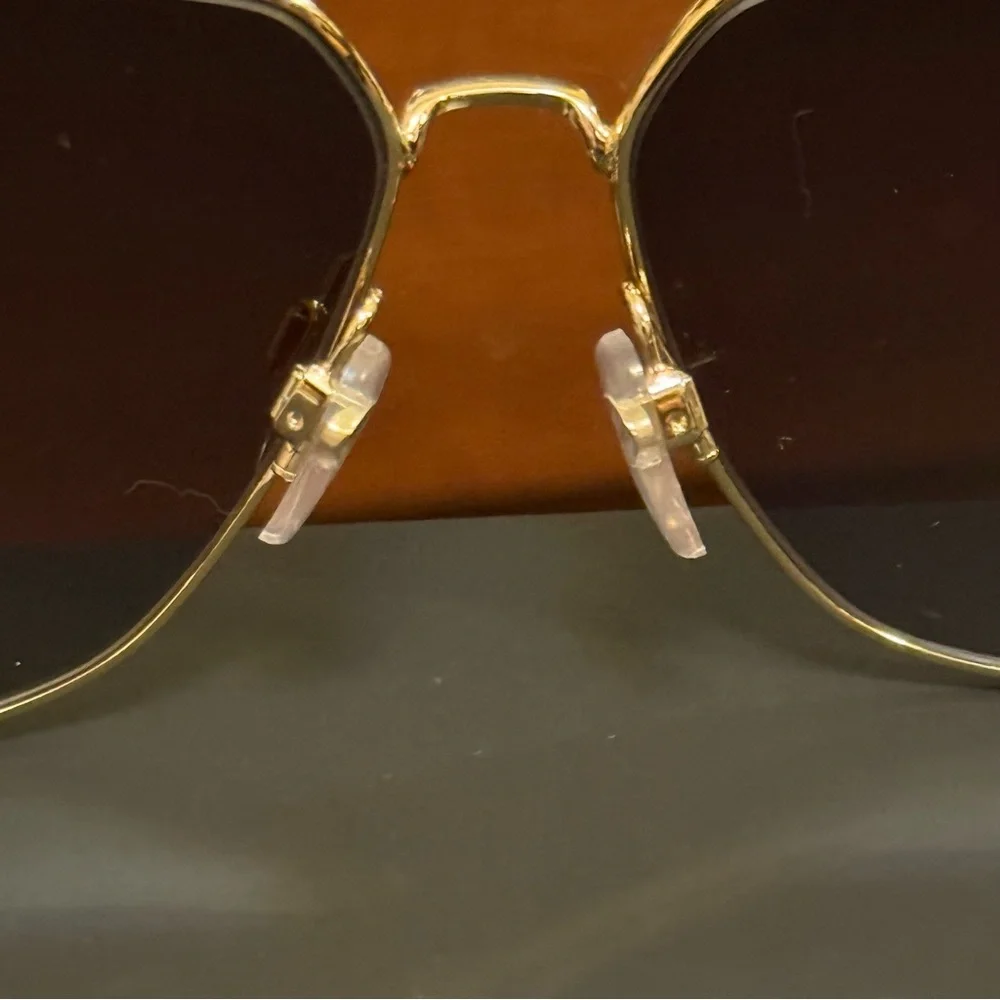 MARC JACOBS Men’s Aviator Sunglasses Gold & Black Gradient Lenses